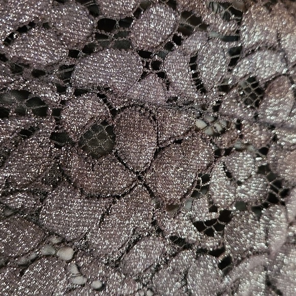 Lane bryant lace overlay zip up jacket - Picture 5 of 10